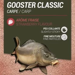 AMORCE GOOSTER CLASSIC CARPE FRAISE ROUGE 4,75KG -Pêche en mer Magasin amorce gooster classic carpe fraise rouge 475kg 1