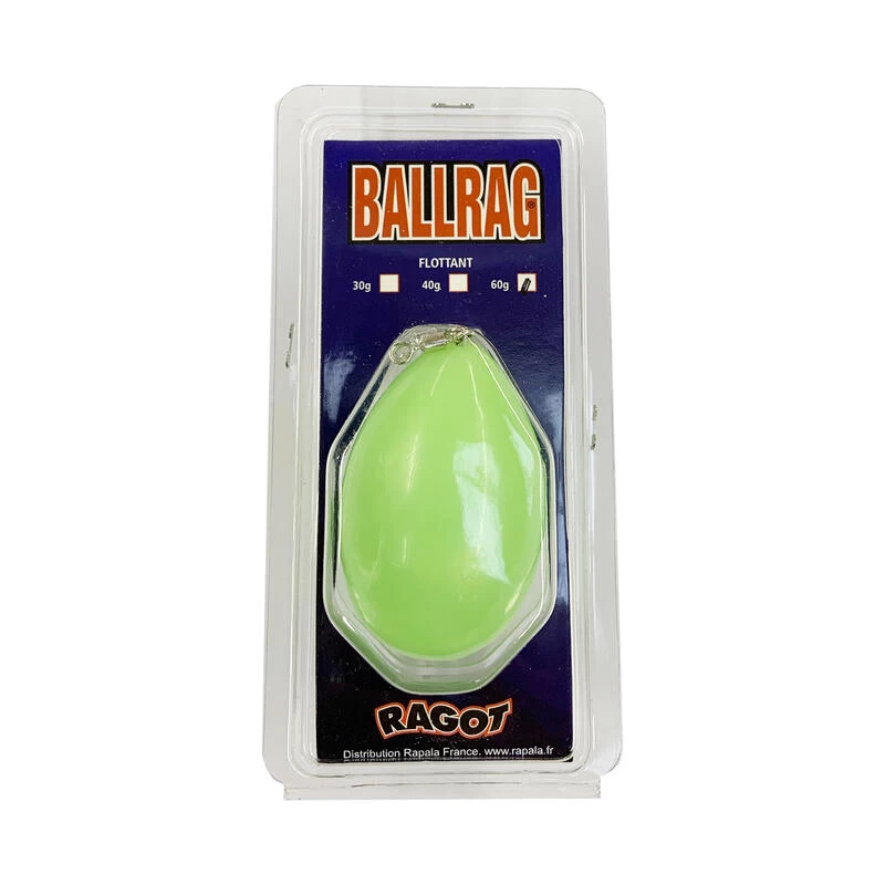 Ballrag Phosphorescent 60gr Pêche En Mer 1 Ballrag Phosphorescent 60gr Pêche En Mer