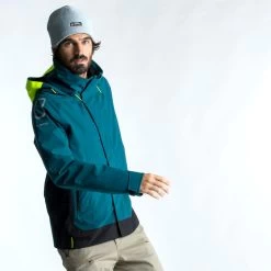 Tribord Blouson De Voile - Veste De Pluie Sailing 500 Homme Pétrole Jaune -Pêche en mer Magasin blouson de voile veste de pluie sailing 500 homme petrole jaune 2