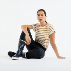 Tribord Bottes Caoutchouc Adulte SAILING 500 Navy -Pêche en mer Magasin bottes caoutchouc adulte sailing 500 navy 2