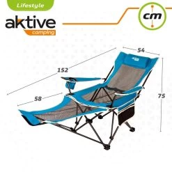 Chaise Longue Pliante De Camping Aktive 12 Chaise Longue Pliante De Camping Aktive -Pêche en mer Magasin chaise longue pliante de camping aktive 5