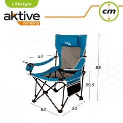 Chaise Longue Pliante De Camping Aktive 13 Chaise Longue Pliante De Camping Aktive -Pêche en mer Magasin chaise longue pliante de camping aktive 6