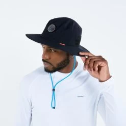 Tribord Chapeau Bateau Sailing 500 Adulte Voile Noir -Pêche en mer Magasin chapeau bateau sailing 500 adulte voile noir 2