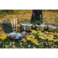 EAGLE Products Ensemble De Poêles En Acier Inoxydable - 4 Pièces - LAVVU -Pêche en mer Magasin eagle products ensemble de poeles en acier inoxydable 4 pieces lavvu 3