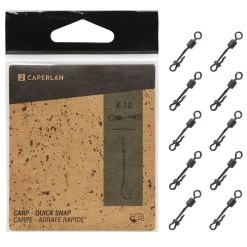 Émerillon Quick Swivel Snap X10 Pêche De La Carpe -Pêche en mer Magasin emerillon quick swivel snap x10 peche de la carpe 3