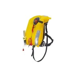 PLASTIMO GILET AUTOMATIQUE EVO JUNIOR BLEU - HARNAIS + SOUS CUTALE -Pêche en mer Magasin gilet automatique evo junior bleu harnais sous cutale 2