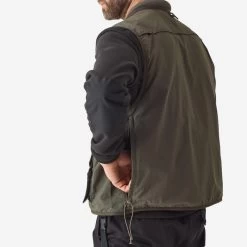 GILET De Pêche 500 Kaki -Pêche en mer Magasin gilet de peche 500 kaki 6