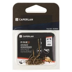 HAMEÇON SIMPLE BRONZE RENVERSE NON MONTE PA HK 0R X50 -Pêche en mer Magasin hamecon simple bronze renverse non monte pa hk 0r x50 2