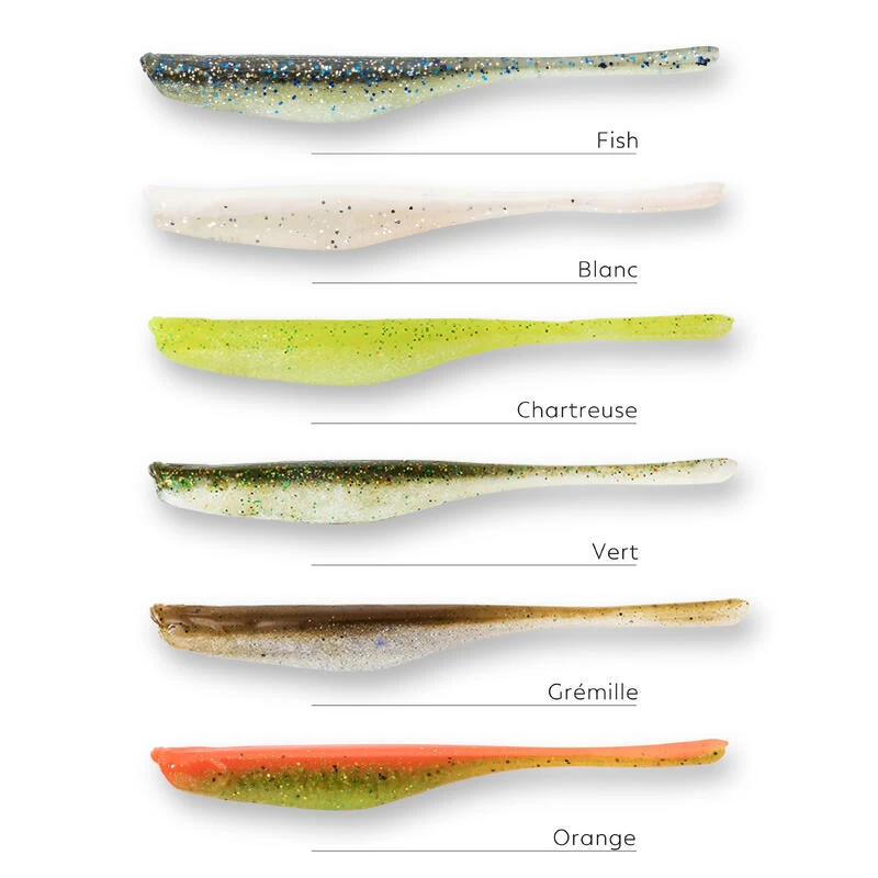 LEURRE SOUPLE FINESS AVEC ATTRACTANT WXM YUBARI FINSS 130 VERT 2 LEURRE SOUPLE FINESS AVEC ATTRACTANT WXM YUBARI FINSS 130 VERT – Image 2
