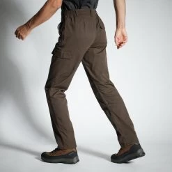 PANTALON CARGO RESISTANT STEPPE 300 MARRON -Pêche en mer Magasin pantalon cargo resistant steppe 300 marron 2