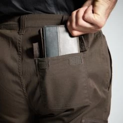 PANTALON CARGO RESISTANT STEPPE 300 MARRON -Pêche en mer Magasin pantalon cargo resistant steppe 300 marron 7