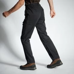 PANTALON CARGO RESISTANT STEPPE 300 NOIR -Pêche en mer Magasin pantalon cargo resistant steppe 300 noir 2