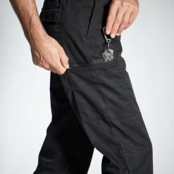 PANTALON CARGO RESISTANT STEPPE 300 NOIR -Pêche en mer Magasin pantalon cargo resistant steppe 300 noir 5