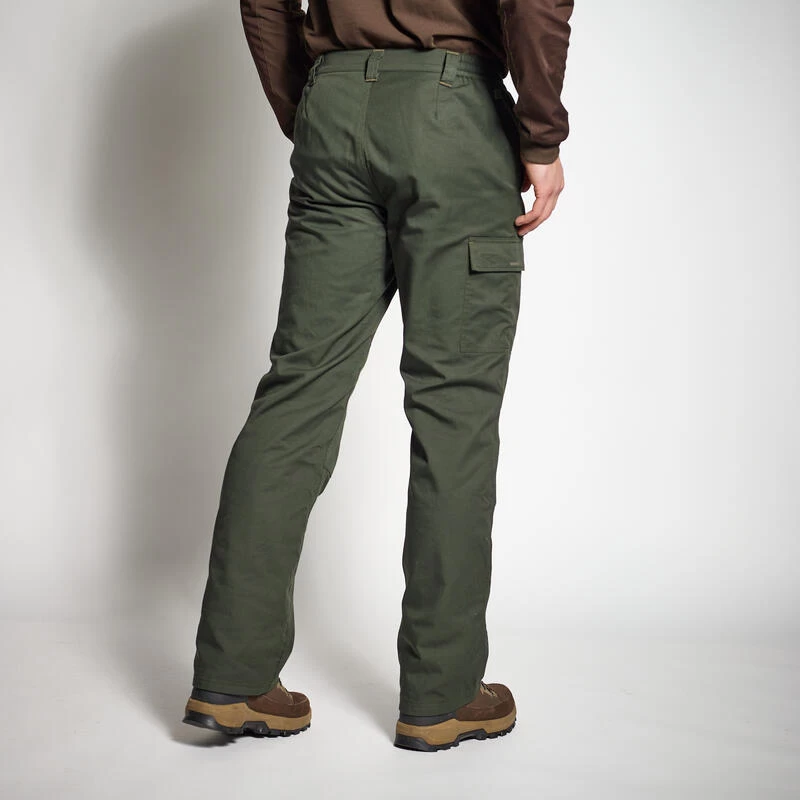 PANTALON CHASSE CHAUD VERT 100 3 PANTALON CHASSE CHAUD VERT 100 – Image 3