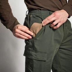 PANTALON CHASSE CHAUD VERT 100 15 PANTALON CHASSE CHAUD VERT 100 -Pêche en mer Magasin pantalon chasse chaud vert 100 7