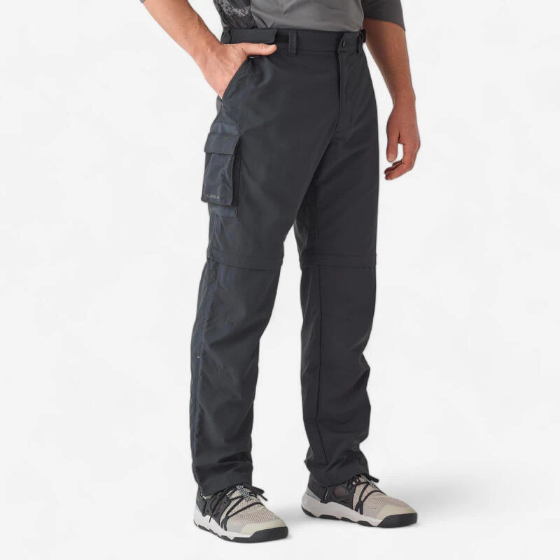 Pantalon De Pêche Convertible UPF50+ Homme - FT 500 ANTI-UV Gris 1 Pantalon De Pêche Convertible UPF50+ Homme - FT 500 ANTI-UV Gris
