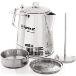 Petromax Percolateur En Acier Inoxydable Perkomax - 28 Tasses -Pêche en mer Magasin petromax percolateur en acier inoxydable perkomax 28 tasses 2