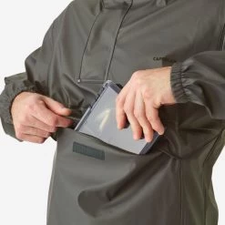 Poncho / Vareuse De Pêche Imperméable - FP 500 Kaki -Pêche en mer Magasin poncho vareuse de peche impermeable fp 500 kaki 3