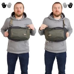 Sac à Bandoulière De Pêche 9L - Sling Bag 100 Kaki -Pêche en mer Magasin sac a bandouliere de peche 9l sling bag 100 kaki 3