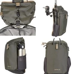 Sac à Bandoulière De Pêche 9L - Sling Bag 100 Kaki -Pêche en mer Magasin sac a bandouliere de peche 9l sling bag 100 kaki 5