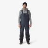 Salopette De Pêche Imperméable Chaude Homme - FO 500 TH Grise