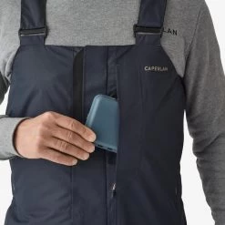 Salopette De Pêche Imperméable Chaude Homme - FO 500 TH Grise -Pêche en mer Magasin salopette de peche impermeable chaude homme fo 500 th grise 4