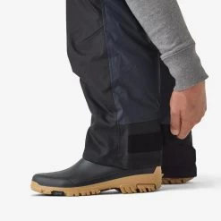 Salopette De Pêche Imperméable Chaude Homme - FO 500 TH Grise -Pêche en mer Magasin salopette de peche impermeable chaude homme fo 500 th grise 6