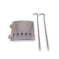 Toaks Ti Stand-Titanium Réchaud à Alcool Double Support Et Ecran Anti-Vent -Pêche en mer Magasin toaks ti stand titanium rechaud a alcool double support et ecran anti vent 3