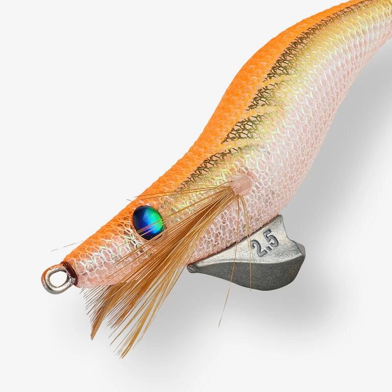 Turlutte Coulante Shallow EBIKA 2.5/105 Orange Fluo Pêche Seiches/calamars 3 Turlutte Coulante Shallow EBIKA 2.5/105 Orange Fluo Pêche Seiches/calamars – Image 3