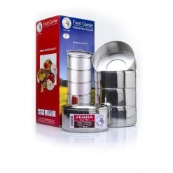 Zebra Porte-nourriture En Acier Inoxydable 16 Cm X 5 Couches -Pêche en mer Magasin zebra porte nourriture en acier inoxydable 16 cm x 5 couches 2